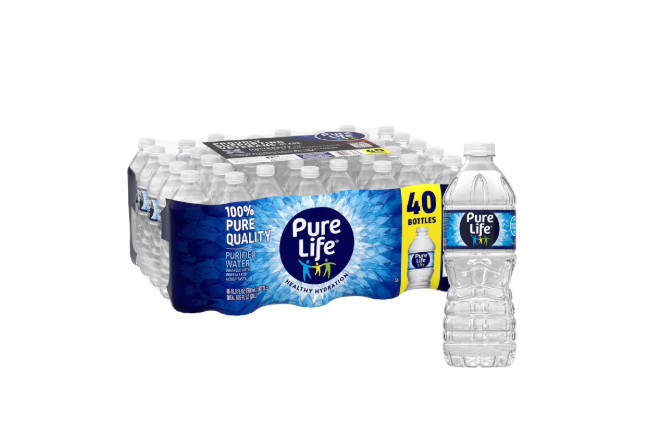 Pure Life Purified Water 16.9 fl. oz., 40 pack