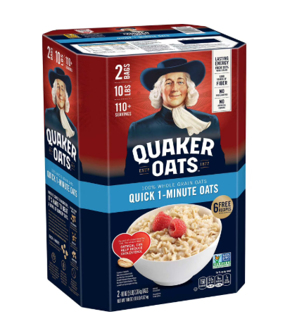 Quaker Quick 1-Minute Oats, 160 oz.