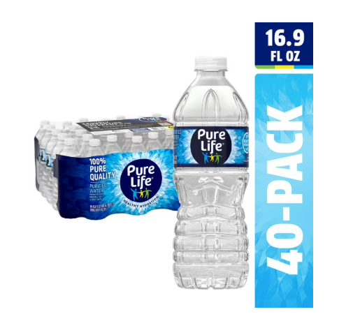 Pure Life Purified Water 16.9 fl. oz., 40 pack - Image 4