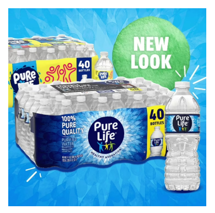 Pure Life Purified Water 16.9 fl. oz., 40 pack - Image 5
